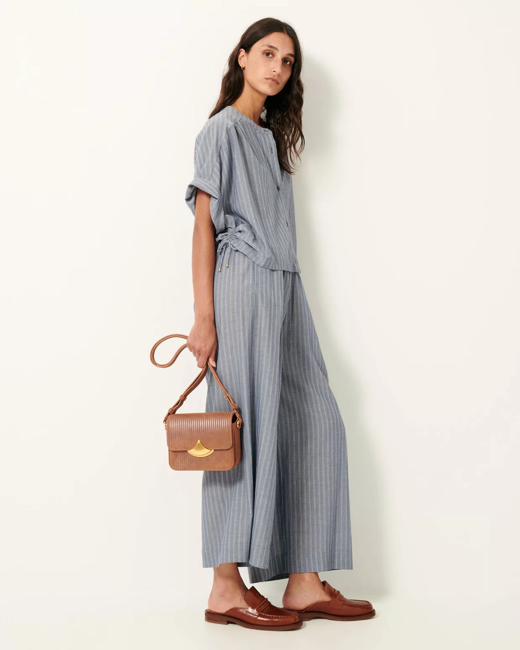 Isla Minima Trousers in Chambray Blue