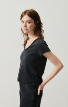 Load image into Gallery viewer, Sonoma V-neck T Shirt in Vintage Black
