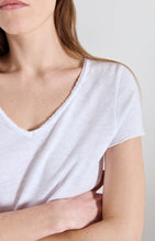 Load image into Gallery viewer, Sonoma V Neck T-Shirt in White
