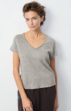 Load image into Gallery viewer, Sonoma V Neck T-Shirt in Heather Grey
