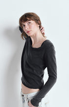 Load image into Gallery viewer, Sonoma Long Sleeve T Shirt in Vintage Black
