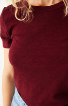 Load image into Gallery viewer, Sonoma Round Neck T Shirt in Vintage Cherry
