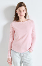 Load image into Gallery viewer, Sonoma Boat Neck Long Sleeve T Shirt in Vintage Marshmallow
