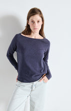 Load image into Gallery viewer, Sonoma Long Sleeve T Shirt in Vintage Navy Blue
