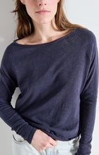 Load image into Gallery viewer, Sonoma Long Sleeve T Shirt in Vintage Navy Blue
