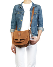 Load image into Gallery viewer, Mario in Split Suede Tabac
