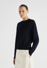 Load image into Gallery viewer, Merlot Pullover in Deep Navy
