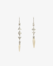 Load image into Gallery viewer, IDA Earrings in Ecru/Silver
