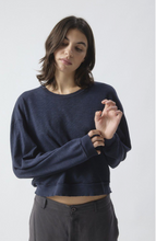 Load image into Gallery viewer, Sonoma Long Sleeve T Shirt in Navy Blue Vintage
