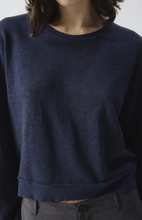 Load image into Gallery viewer, Sonoma Long Sleeve T Shirt in Navy Blue Vintage
