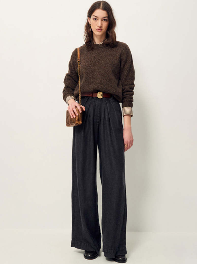 Silty Jumper in Dark Stone