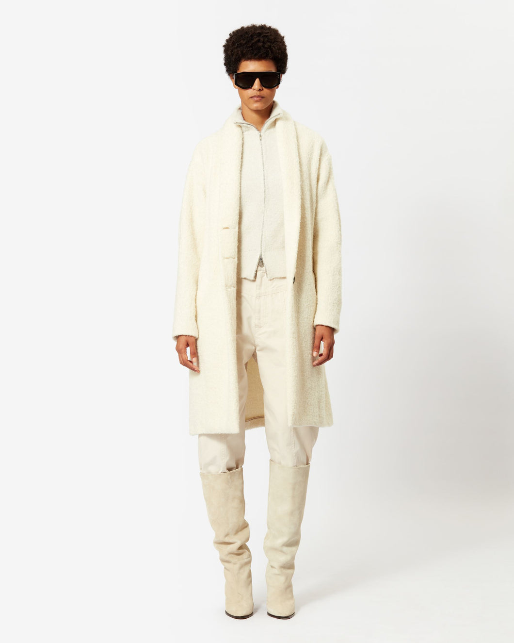 Sharon Coat in Ecru