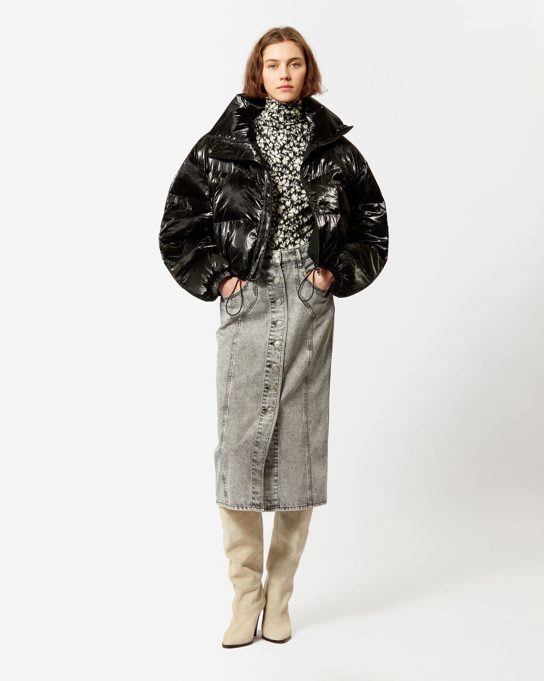Telia Coat in Black