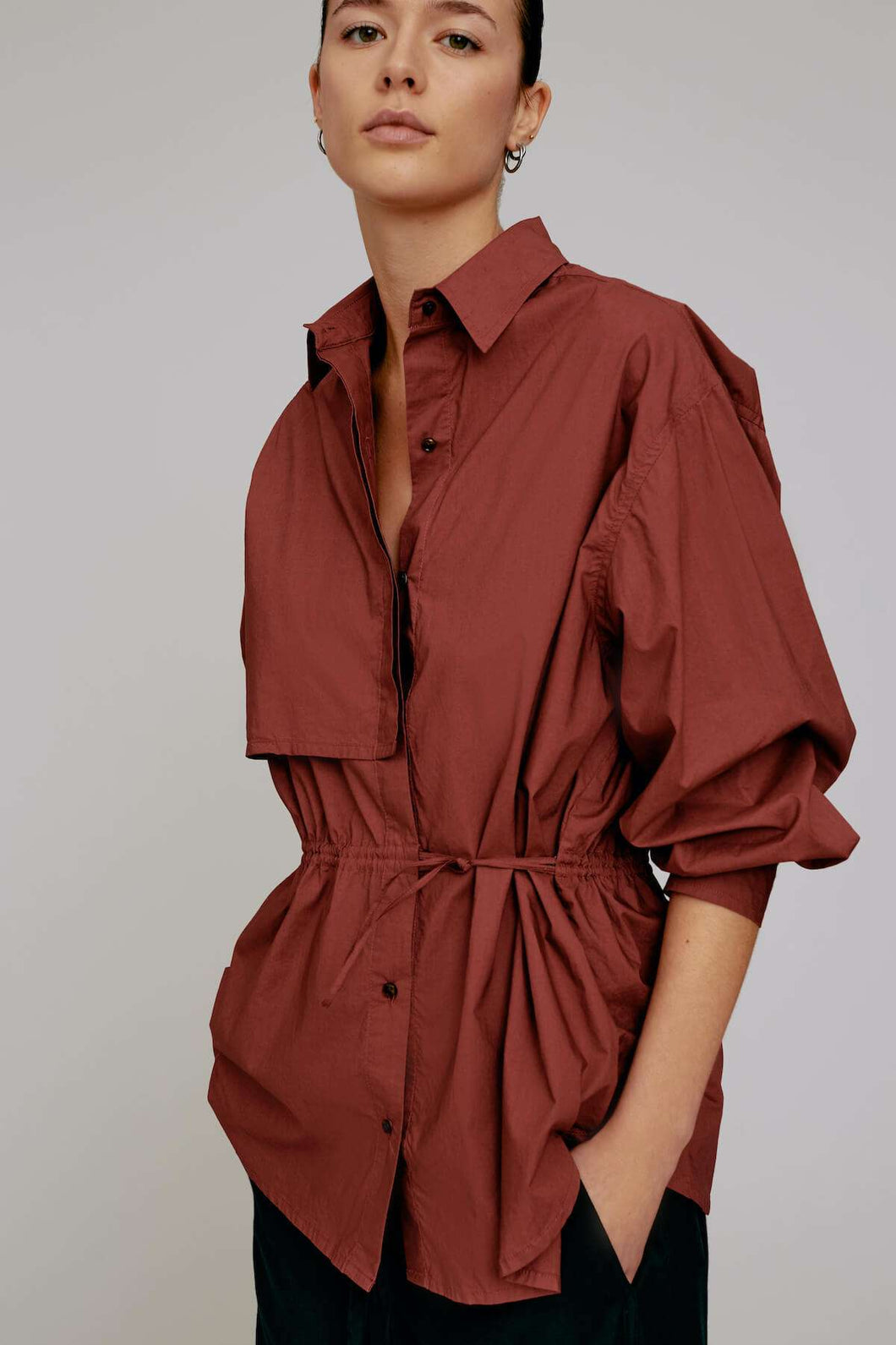 Tiggy Blouse in Rosewood