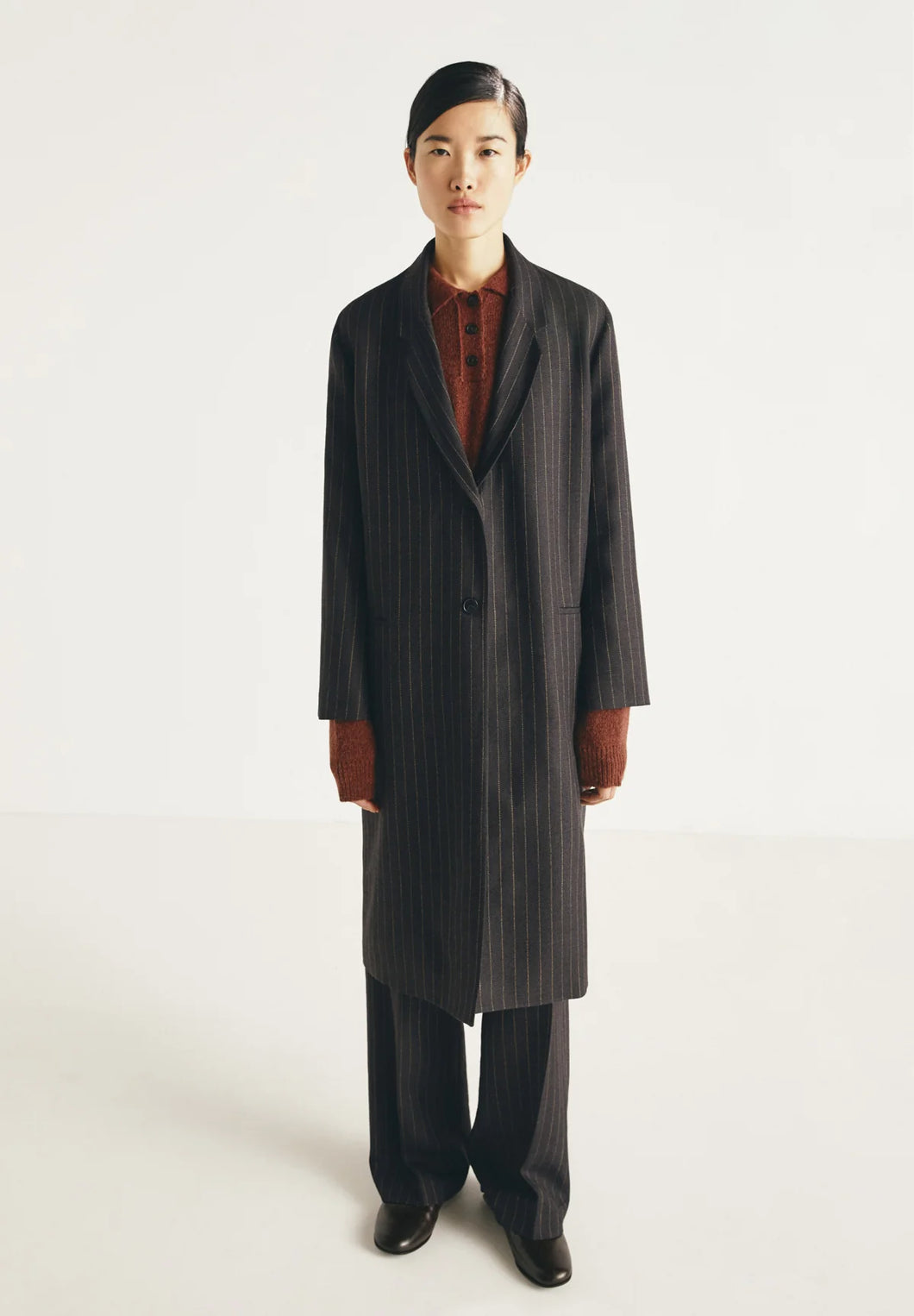 Tilman Coat in Black Pepper