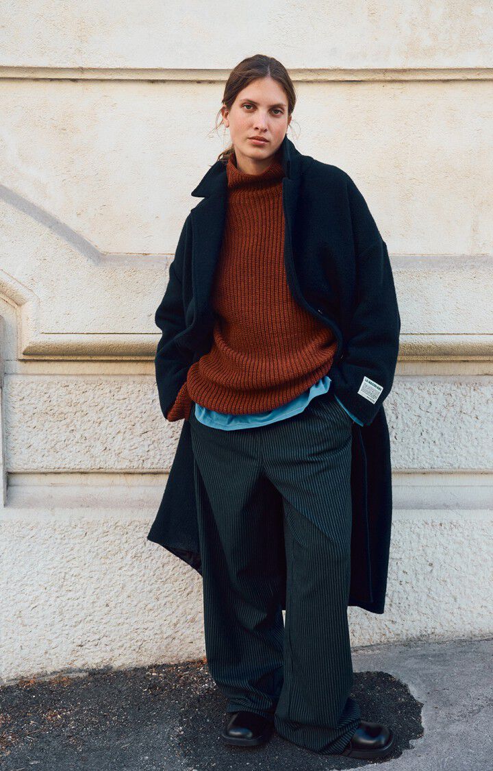 Ugyno Pants in Ivy Green Stripes