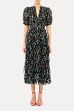 Load image into Gallery viewer, Wren Silk Dress in Nightshade

