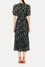Load image into Gallery viewer, Wren Silk Dress in Nightshade
