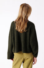 Load image into Gallery viewer, Vitow Jumper in Seaweed Black Melange
