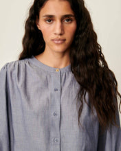 Load image into Gallery viewer, A View Blouse in Chambray Blue
