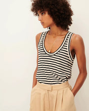 Load image into Gallery viewer, Dili Striped Tank Top in Sandblack
