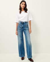 Load image into Gallery viewer, Johnny O Flared High Waisted Jeans Vintage Blue
