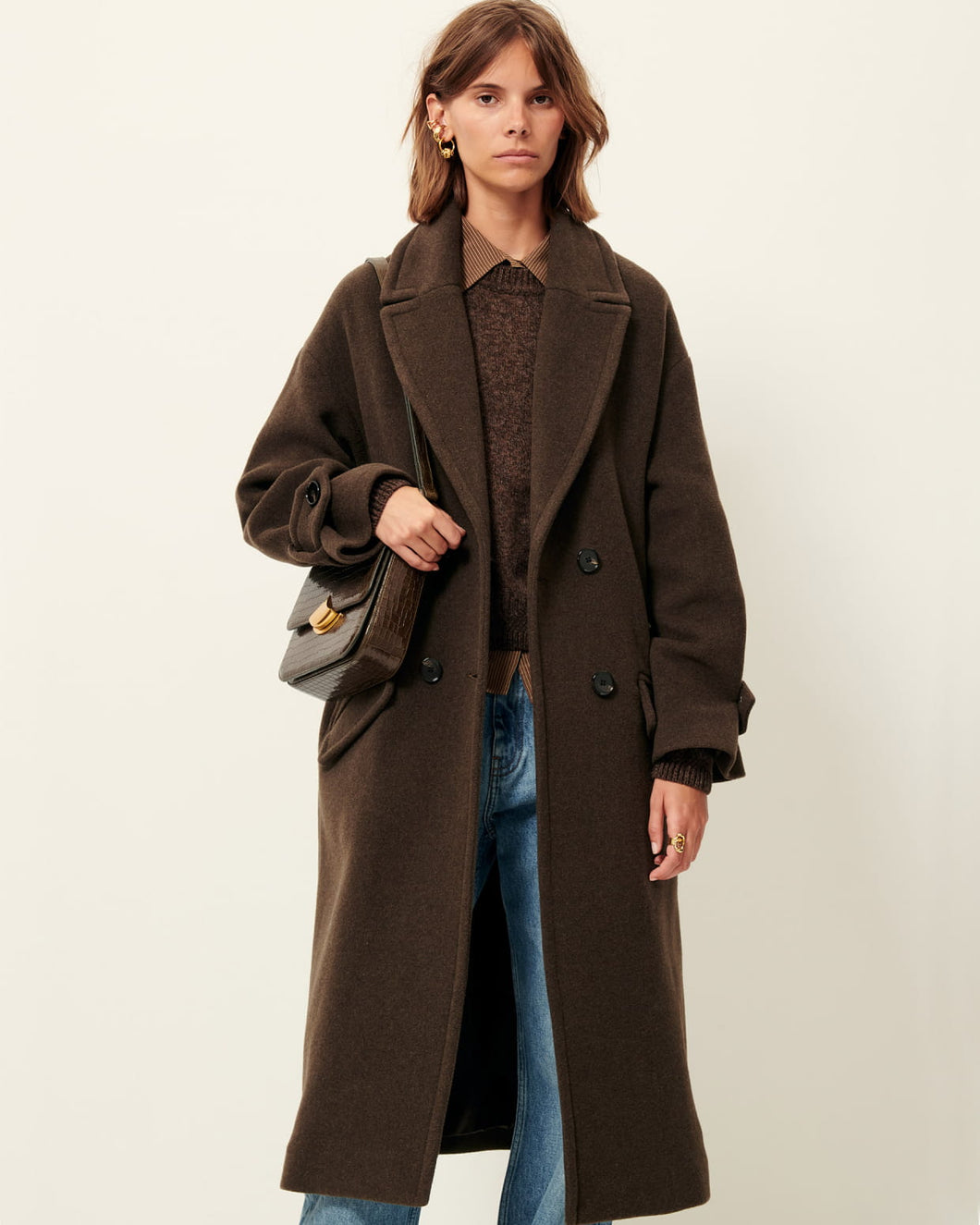 Mia Coat in Lichen