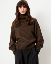 Load image into Gallery viewer, Niko Turtleneck Jumper in Dark Stone
