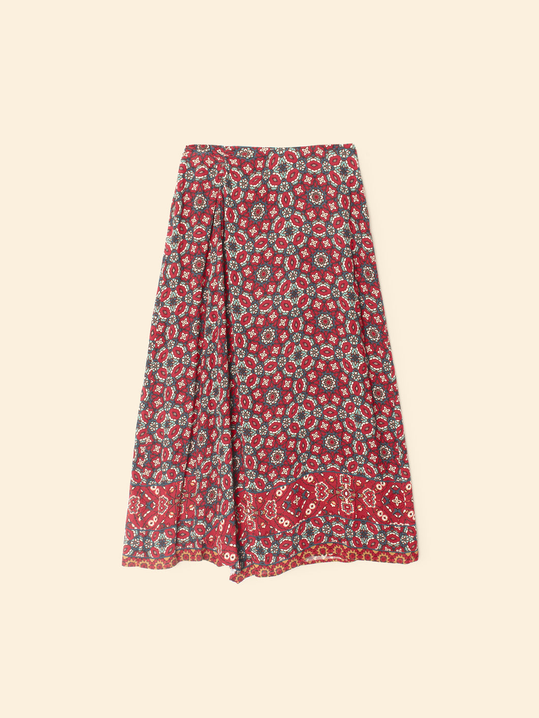 Yana Skirt in Merlot Tile