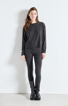 Load image into Gallery viewer, Ypawood Long Sleeve T Shirt in Carbon Melange
