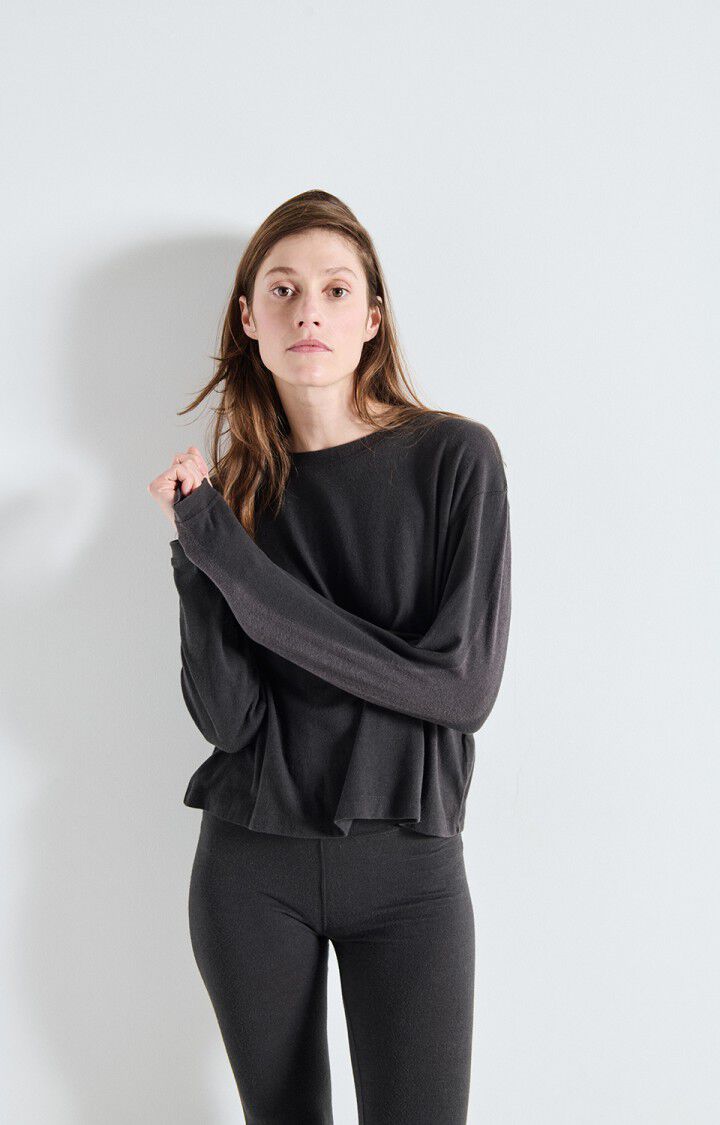 Ypawood Long Sleeve T-Shirt in Carbone Chine