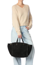 Load image into Gallery viewer, Leon M in Split Suede Noir
