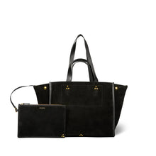 Load image into Gallery viewer, Leon M in Split Suede Noir

