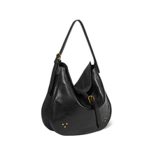 Load image into Gallery viewer, Luis in Goatskin Noir Graine
