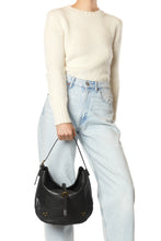 Load image into Gallery viewer, Luis in Goatskin Noir Graine
