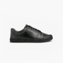 Load image into Gallery viewer, Low Top Crackled Leather in Black
