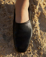 Load image into Gallery viewer, Ceza Slip on Shoes in Black Leather
