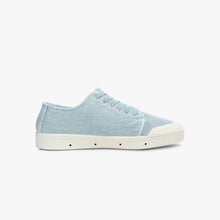 Load image into Gallery viewer, Low Top Washed Heavy Twill Trainers in Blue
