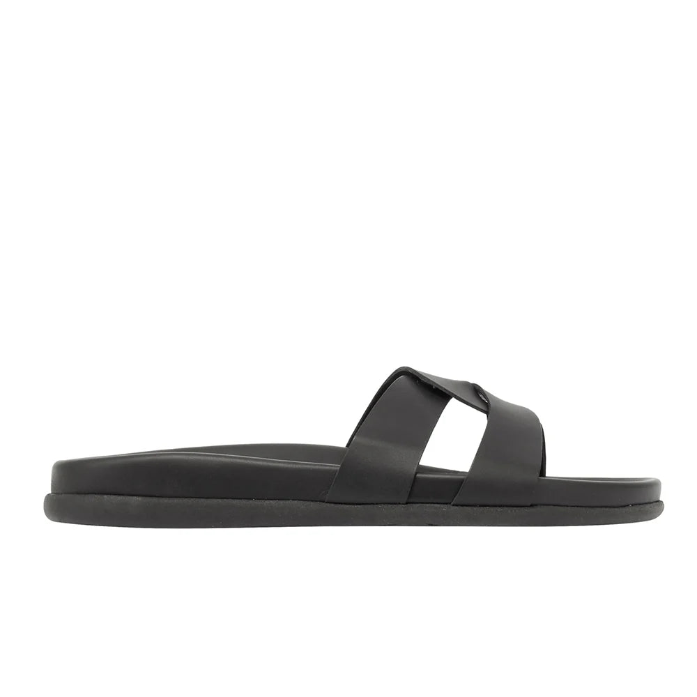 Desmos Footbed Sandals in Black