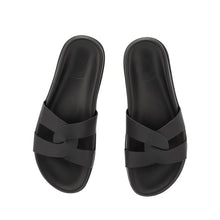 Load image into Gallery viewer, Desmos Footbed Sandals in Black
