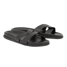 Load image into Gallery viewer, Desmos Footbed Sandals in Black
