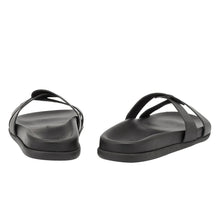 Load image into Gallery viewer, Desmos Footbed Sandals in Black
