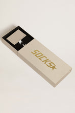Load image into Gallery viewer, Low Rib Sock in Black/White
