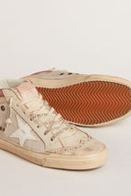 Load image into Gallery viewer, Mid Star Trainers in Silver/Violet/White/White Ecru/Platinum
