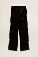 Load image into Gallery viewer, Brittany Jogging Pants in Black Velvet
