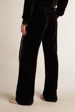 Load image into Gallery viewer, Brittany Jogging Pants in Black Velvet
