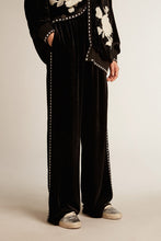 Load image into Gallery viewer, Brittany Jogging Pants in Black Velvet
