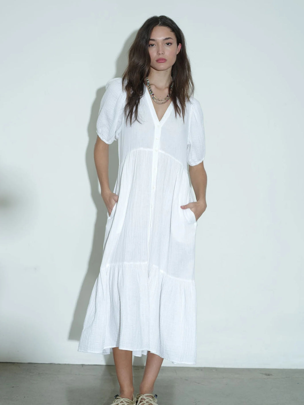 Lennox Dress in White