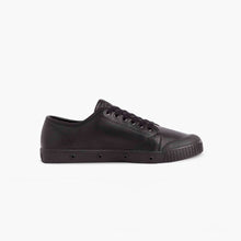 Load image into Gallery viewer, Low Top Leather Trainers in Black
