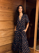 Load image into Gallery viewer, Goldin Dress in Wheat Stamp
